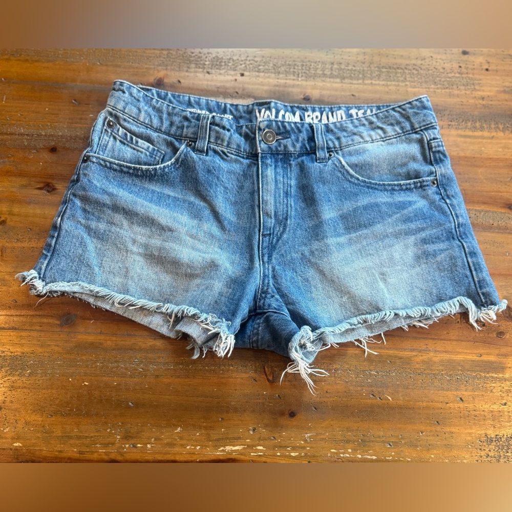 Volcom Brand Jean Stoned Shorts for Women